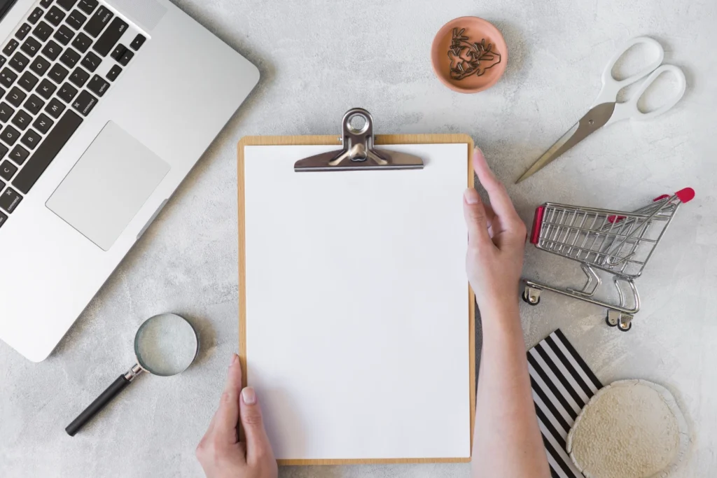 picture of a person creating wishlist