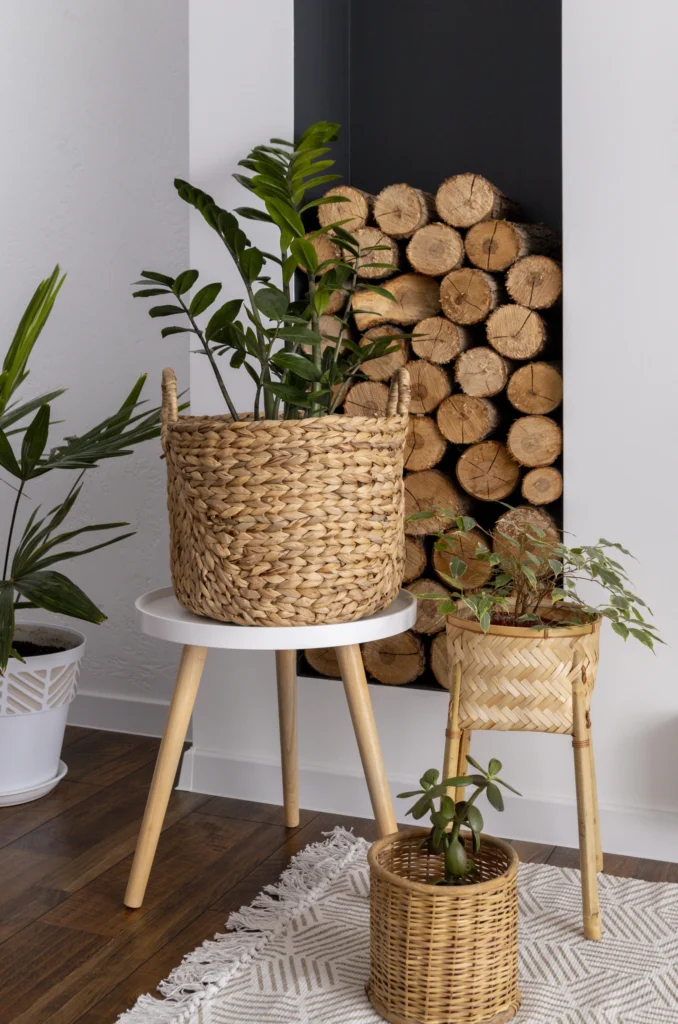 A rattan decoration